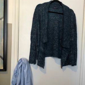 2 for $15 Open mottled greens and blues cardigan